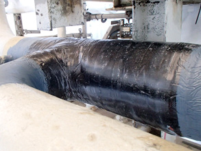 Belzona SuperWrap II enfrenta geometrias complexas Belzona SuperWrap II enfrenta geometrias complexas