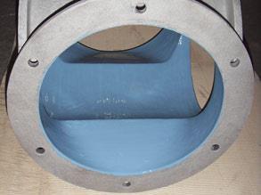 Belzona 1111 (Super Metal) e revestido com Belzona 1321 (Ceramic S-Metal) Belzona 1111 (Super Metal) e revestido com Belzona 1321 (Ceramic S-Metal)