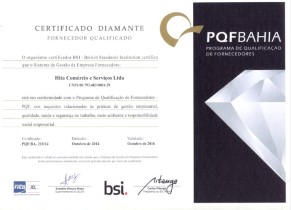 Certificação Diamante
